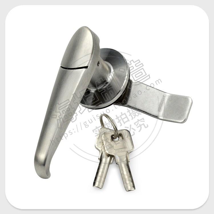 把手锁 不锈钢304 长柄执手配电柜箱锁工业锁户外防水S门锁MS308-