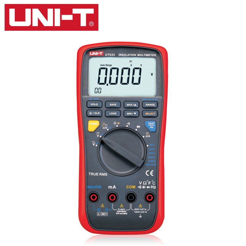 优利德 (UNI-T) UT53v3 绝缘万用表 兆欧表 绝缘电阻测试仪 电子