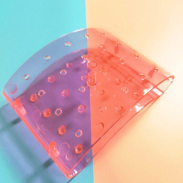 20孔透明粉色蓝色棒棒糖展示架 棒棒糖展示架子超市货架