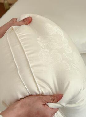 天丝玫瑰酒美肤店枕头枕护颈零GFY压枕力头耐用高颜值芯枕芯床上