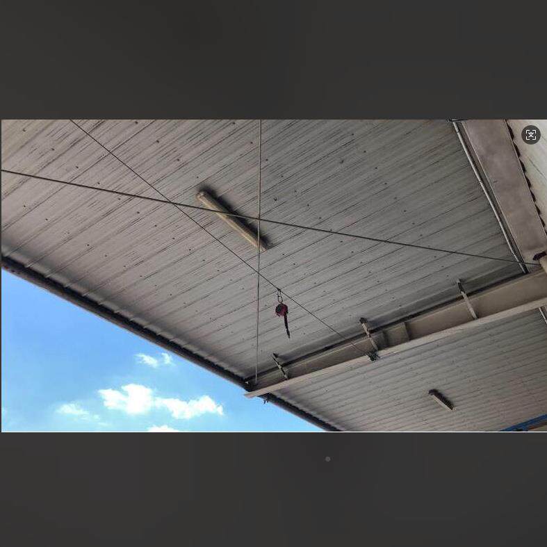 水平生线系统物流区屋卸货顶坠落防护方BVC区案工程高空命作业防