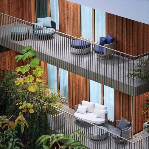 藤编沙发户外小庭院花园房创意阳708光防露台藤椅茶几组合雨防晒