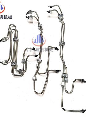 挖4掘机E345BHRE/E375N/E3管06油柴油泵油管嘴喷油器高压油管配件