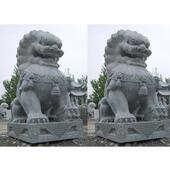 汉白玉动物雕狮子厂区大石门石头子对价钱卧狮狮一石1988刻图片