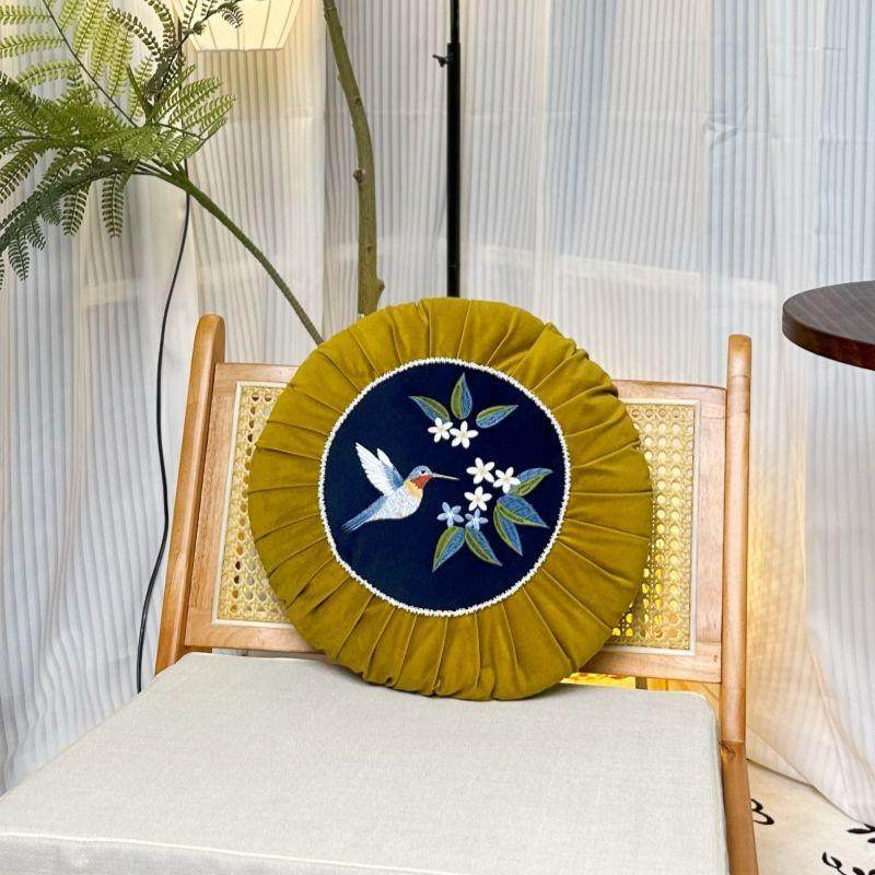 复古中古风法式玉兰花刺新绣抱枕式中氛围感客厅沙发481靠枕背抱,节庆用品/礼品,创意抱枕,淘宝优惠券,粉丝福利购,淘宝优惠卷