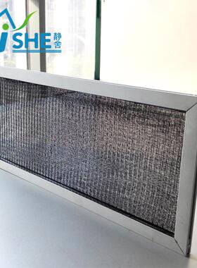 铝可洗龙式尼龙滤网JSN-500过滤器虫黑色防可冲洗尼框过滤网