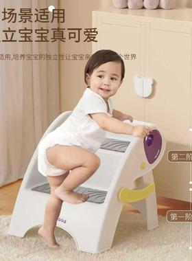 儿童垫凳宝宝洗台手阶梯踩脚脚凳子防滑洗漱洗脚踏OBR凳脸凳折叠