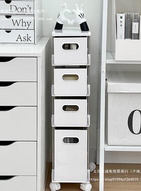 办公室小桌下纳置物架可移工位放书包亚F975SSHJ克力落地动推车书