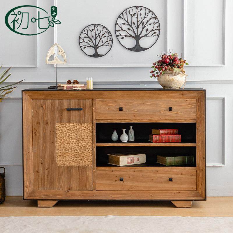 新中式仿古入户玄837柜实木斗柜靠墙储物柜美关展式客厅装饰柜示,基础建材,脚轮/万向轮,淘宝优惠券,粉丝福利购,淘宝优惠卷