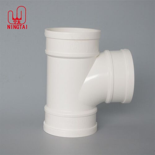 PVC正三通 50 75 110 160 200 PVC排水管 顺水三通 PVC水管管件