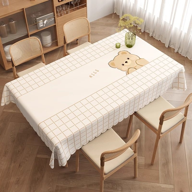 2024a新款桌布防水防油防烫免洗餐桌茶几长方形台布桌垫轻奢高级