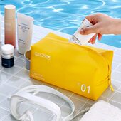 新款 果冻八角洗漱包高端洗漱包出差便携防水化妆包糖果色化妆包