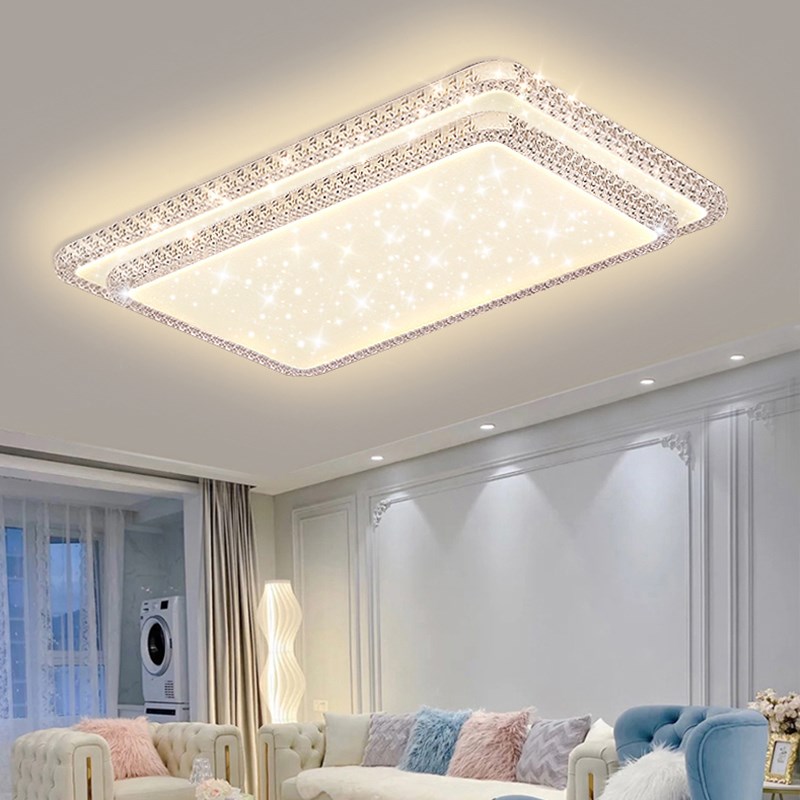 客厅灯现代简约大气2023新款 房间灯卧室灯浪漫婚房leXd水晶吸顶