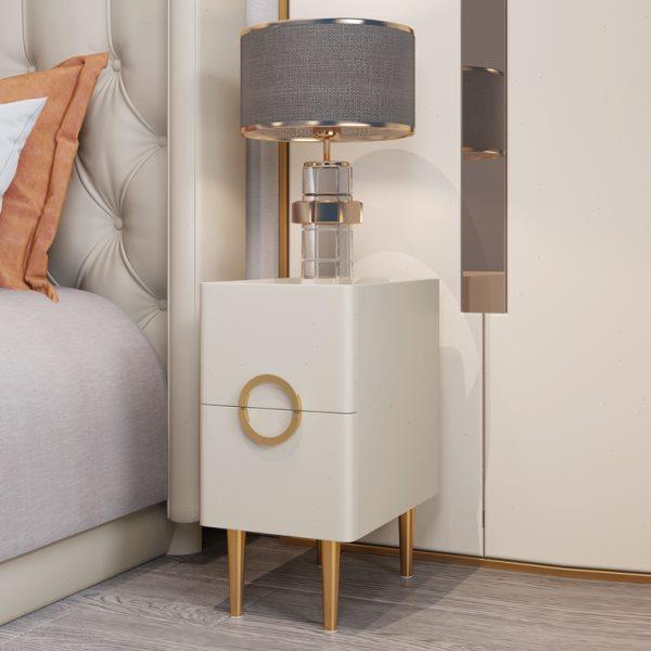 简约现代轻奢岩板面皮床头柜北欧迷你小型超窄加高卧室床边柜实木,住宅家具,床头柜,淘宝优惠券,粉丝福利购,淘宝优惠卷