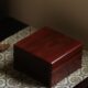 小叶紫檀扣盒红木小方盒匣子实木复古典戒指玉石耳钉首饰品收纳盒