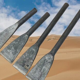 钢凿全钢錾子圆形45号开石头神器劈石器水泥錾子扁平石匠手工锻打