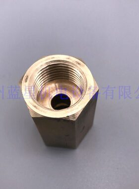 转换铜接头内DIN477 W21.8X1/14-LH反螺纹 转内螺纹G1/2 4分