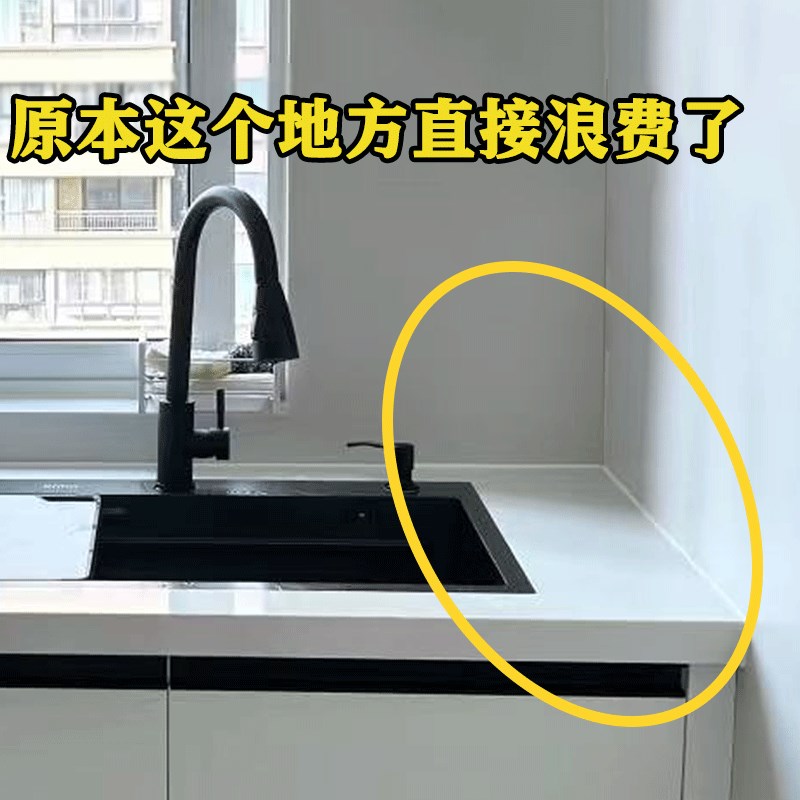 原本这个地方直接浪费了!厨房碗碟收纳架家N用碗盘碗筷餐具收纳盒