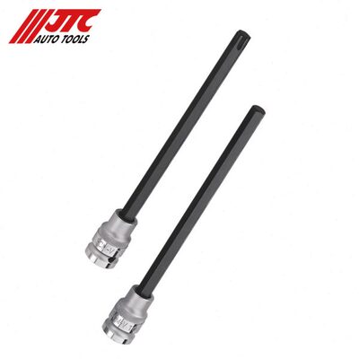 JTC汽修专用工具 加长凸头旋具套筒200MM特长批头JTC45540200