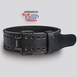 悍苏体育HSPOWER力量举腰带IPF认证腰带健美快扣杠杆等宽牛皮腰带