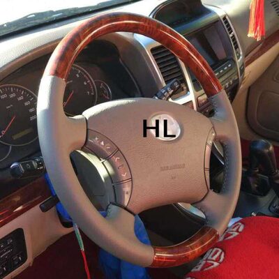 适用于丰田霸道普拉多桃木方向盘LC120老款4500进口4000陆巡改装