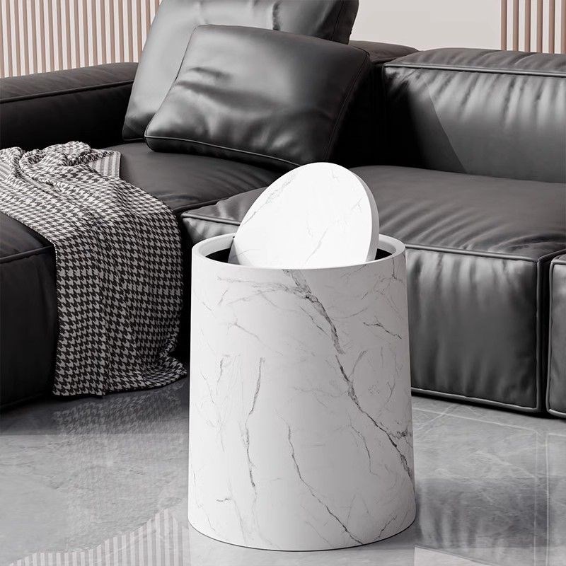 高端大气上档次垃圾桶翻盖垃圾A桶家用大号客厅轻奢酒店饭店厨房