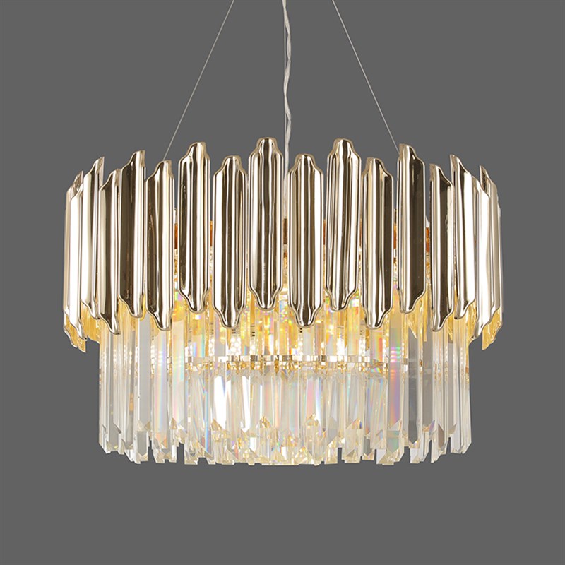 灯具后现代轻奢欧式水晶s吊灯客厅灯新款餐厅主灯全屋套餐组合灯