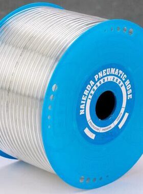 100米透明PU气源管红色气动软管外径10MM气线空压管蓝色PU10*6.5