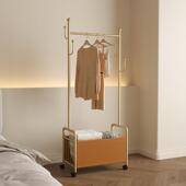 衣帽011架落地挂衣架卧室子衣服架动滑轮物架网红家用客厅晾置移