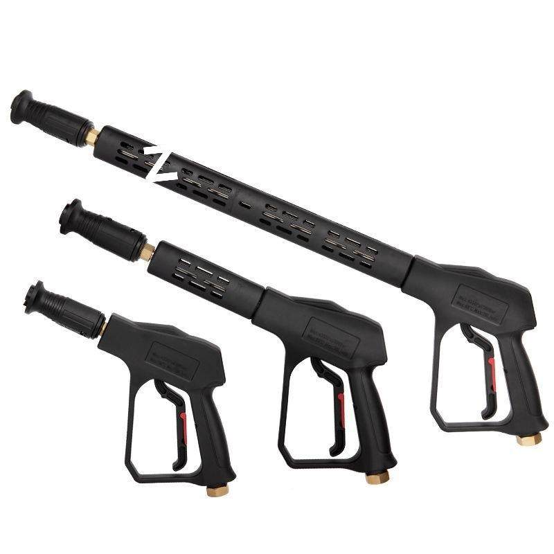 高压水枪洗车机8枪头38055/5型家用黑清洗83机配猫件喷头喷枪刷车
