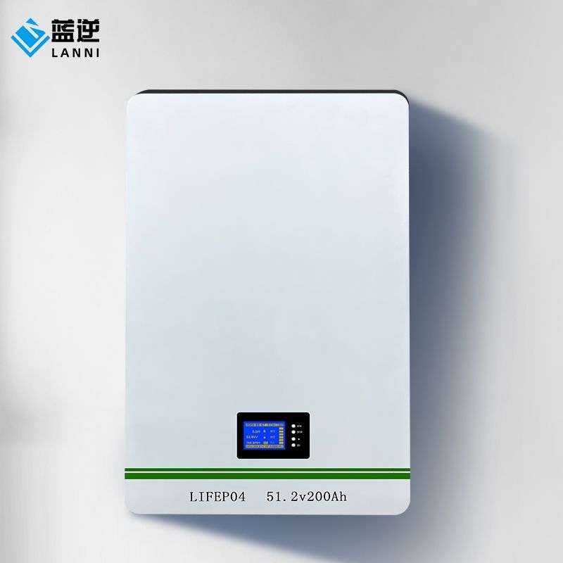 蓝逆51.2V100AH48V200AH磷酸铁锂电池壁挂式家庭光伏储能系统电瓶