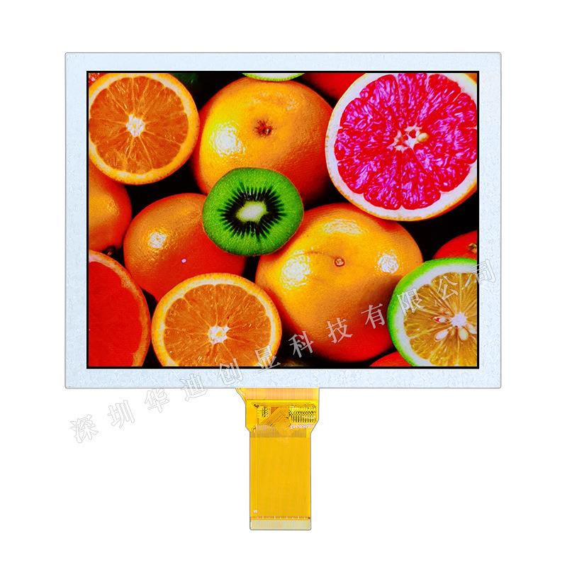 8寸TFT示屏8寸液晶屏80*60QT80-TNC0分率屏插接50显0PIN接口RGB辨