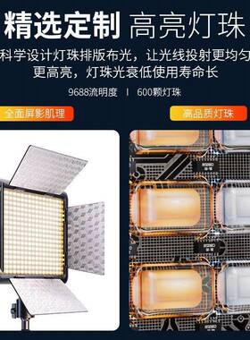 补光灯便式直播灯光拍照室内人像网美颜携嫩肤柔灯光主播K6000直