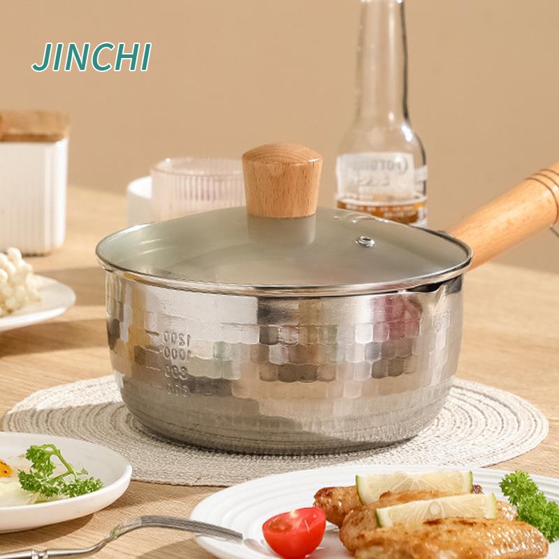 不锈钢雪平锅 辅食锅平底锅泡面锅日式小奶锅 雪平锅