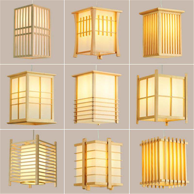 日式吊灯榻榻米灯新中式禅意茶室餐厅灯阳台床头灯卧室竹编灯