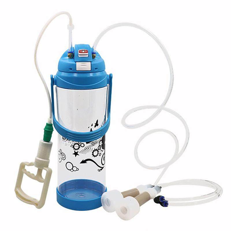 小型家用便携式羊奶吸挤奶机器羊用吸挤奶器瓶3升6斤装双头保鲜