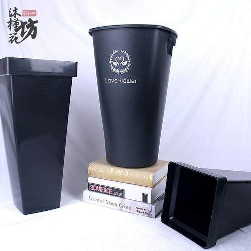 特惠鲜花醒花桶花束diy材料花器花店插花用品透明塑料养花桶花筒