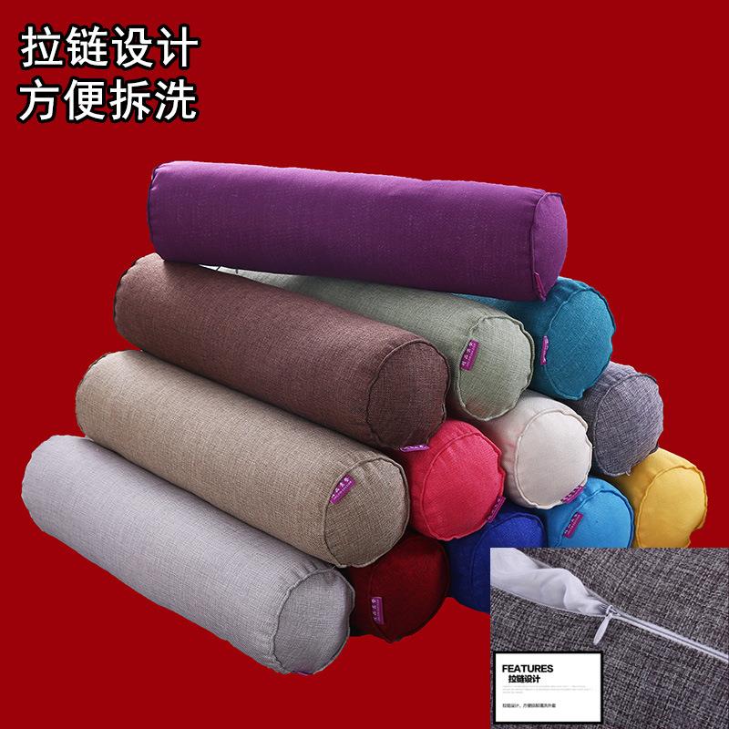 BK9K圆柱形枕脚枕头护腰护颈枕长条枕抬腿脚枕糖果枕腰靠抱枕