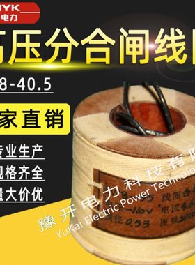 LW8-35合闸线圈2000匝4.6A /CT10压合闸线圈电阻110V分合闸线圈