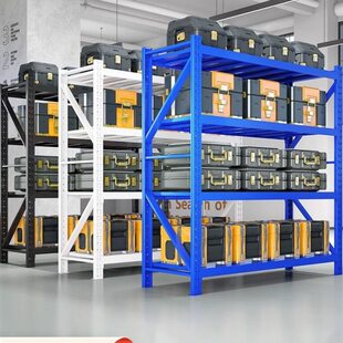 中伟货架置物架仓库重型储物展示多层仓储家用中型组合展示铁架子