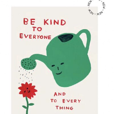Be Kind 创意挂布茶巾 David Shrigley 趣味墙饰挂毯壁饰装饰画