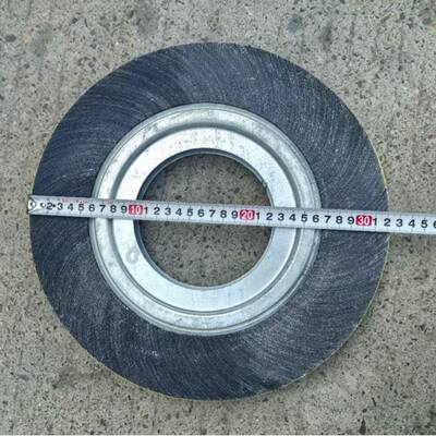 蓝砂千叶轮抛光轮3507*40砂*12不锈钢打孔磨片砂纸布轮千页轮XTK