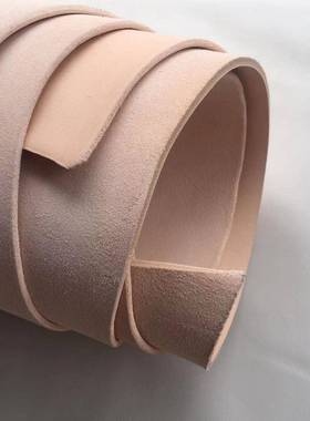 4原色EBH植鞣革美鞍三边直皮带.mm多雕脂皮带皮腰带革D0IY刻皮料