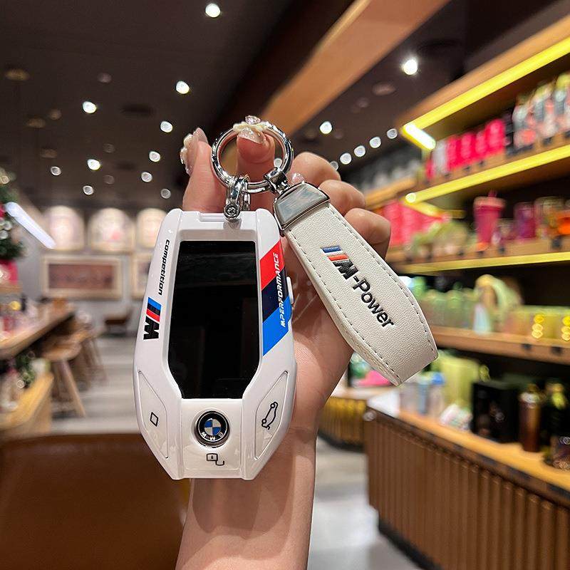 0适用宝马液晶车匙套钥7系730li4274男55535LE6GTX3/X/X7壳扣