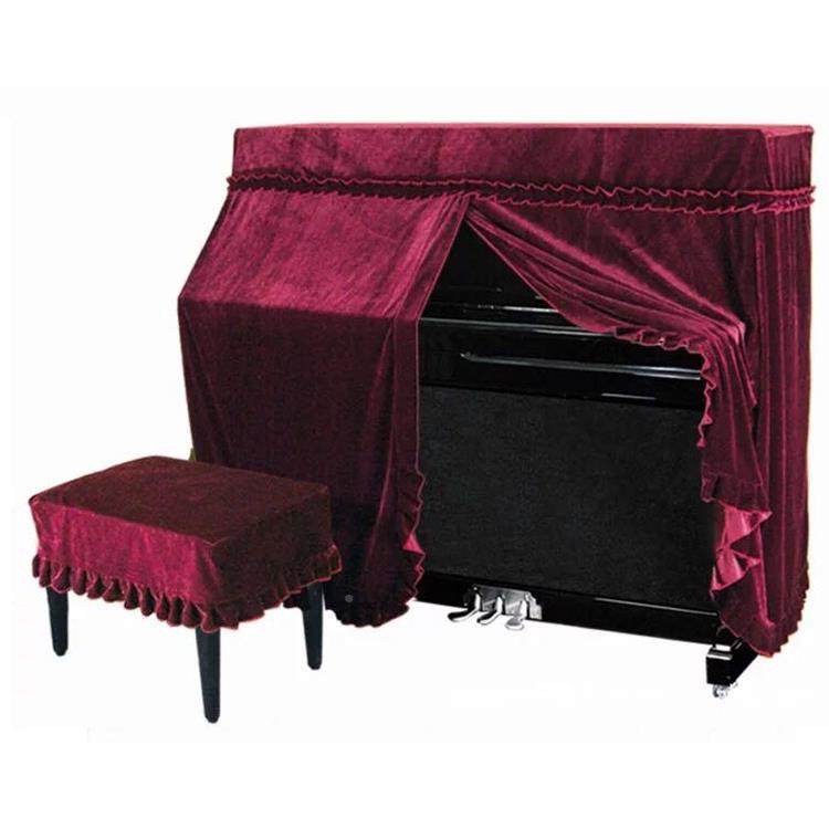 #钢琴罩加厚金丝绒罩NNP防尘罩盖保护罩全套套全全包盖通用欧式布