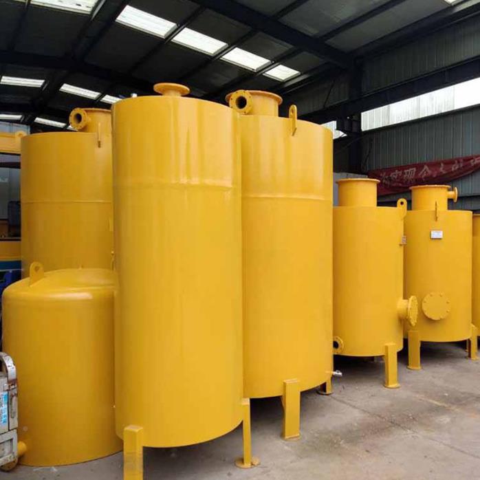 不锈钢旋风式EGC气液汽水离器，压分缩空除气水除油设备过滤精度