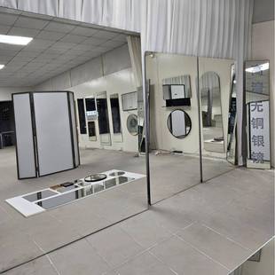 全身镜超JL 001白镜无铜镜舞蹈镜工程单银瑜伽镜落衣地镜顶天立地