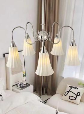 全光灯谱15867中古瓷厅吊复古设计陶包豪斯餐厅法式奶客油风卧室