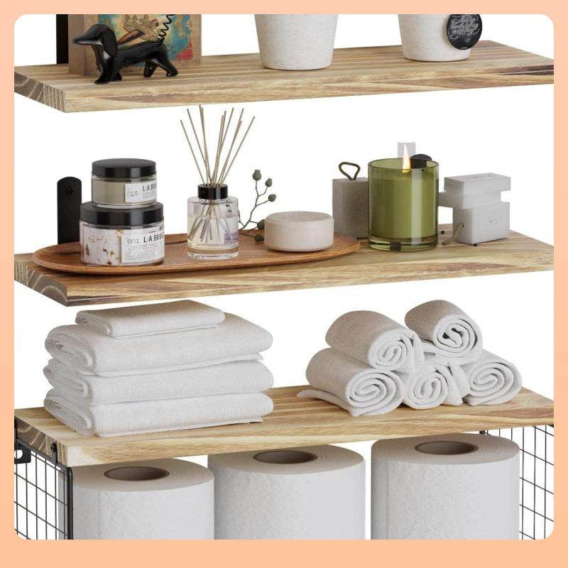 ?室储厨物架房客厅壁实挂式隔板木墙上悬浮墙上置物F$p$%px}浴架,收纳整理,书桌收纳置物架,淘宝优惠券,粉丝福利购,淘宝优惠卷