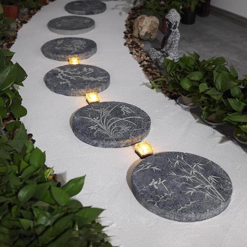 步石户外花园地砖庭铺路石阳台造景布不置规院则仿木草汀MAU坪踏,家居饰品,户外/庭院摆件,淘宝优惠券,粉丝福利购,淘宝优惠卷